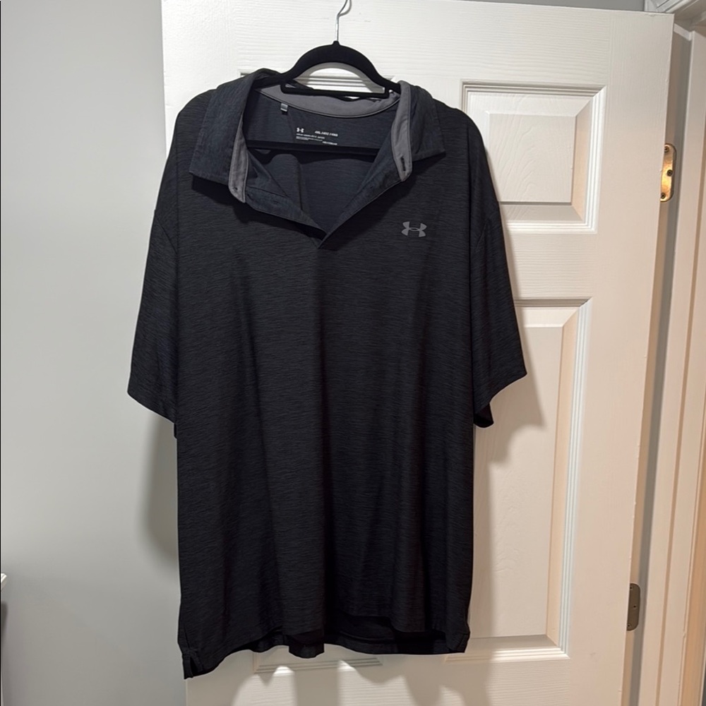 Under Armour Black Performance Polo Shirt